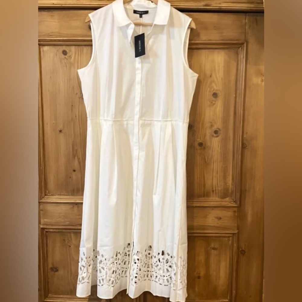Lafayette 148 New York White Dress